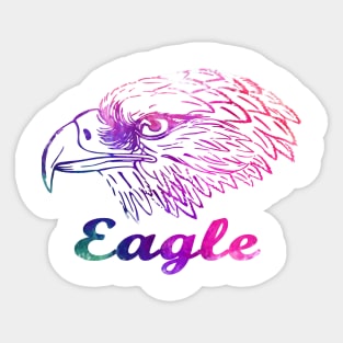 Watercolor Eagle Sticker